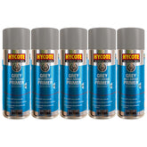 5X Hycote Bodyshop High Build Grey Spray Paint 400ml Spray Paint